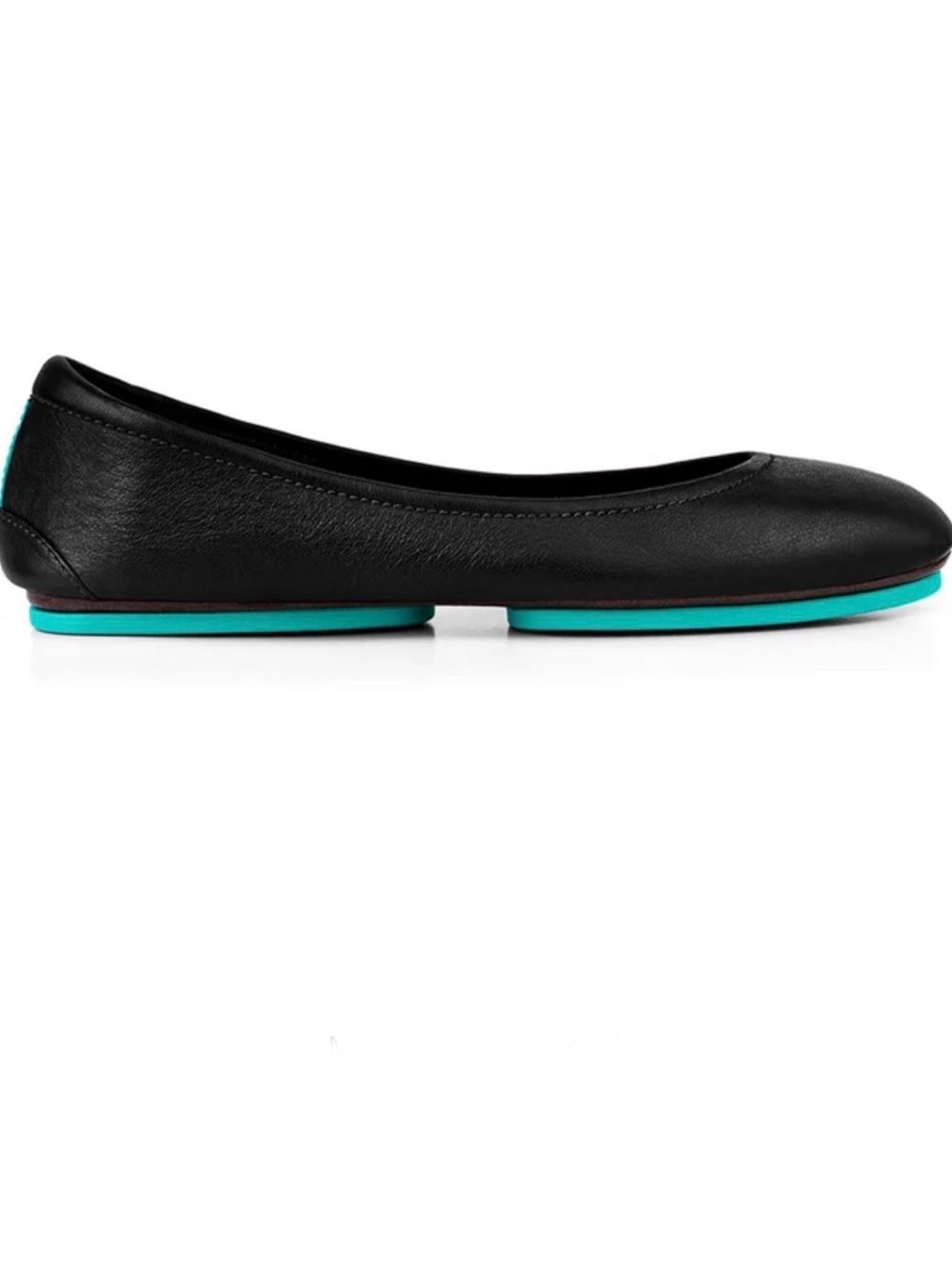 Tieks Black Leather Ballet Flats Size 9 - Picture 2 of 10